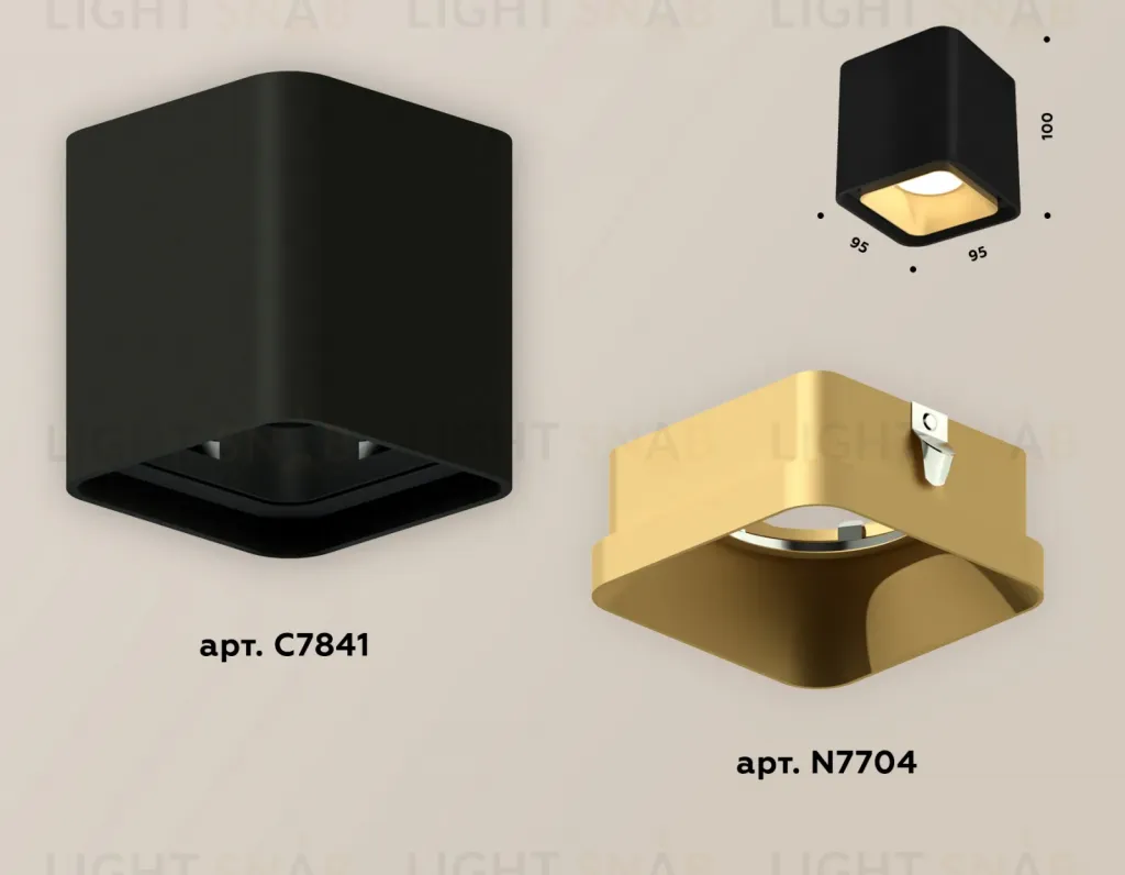 Накладной светильник Ambrella Light Techno XS7841004 (C7841, N7704) XS7841004
