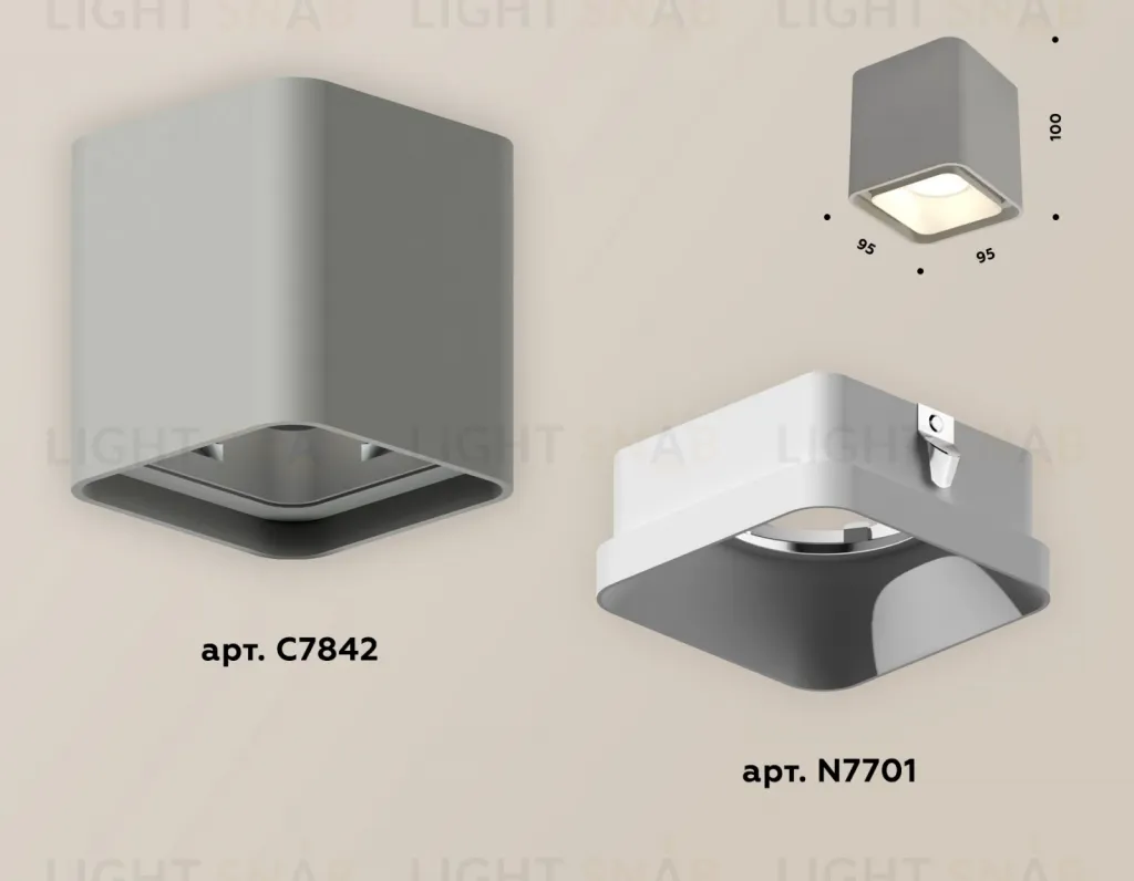 Накладной светильник Ambrella Light Techno XS7842001 (C7842, N7701) XS7842001