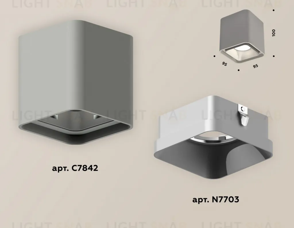 Накладной светильник Ambrella Light Techno XS7842003 (C7842, N7703) XS7842003