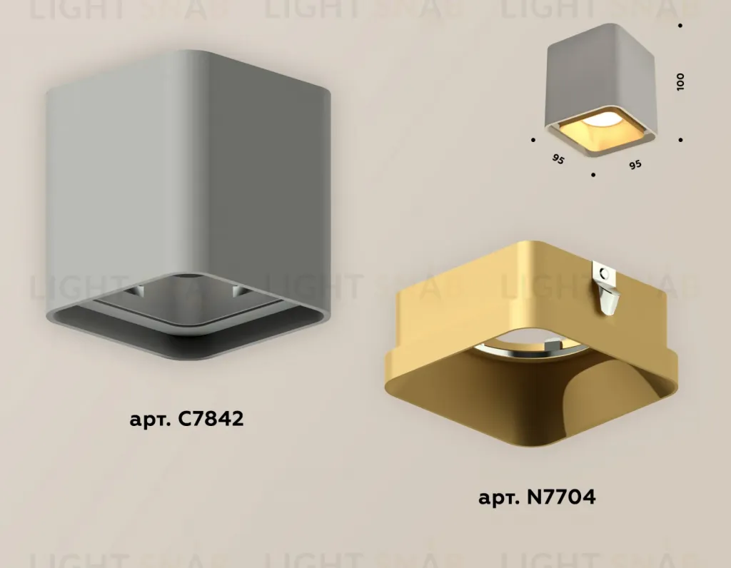 Накладной светильник Ambrella Light Techno XS7842004 (C7842, N7704) XS7842004