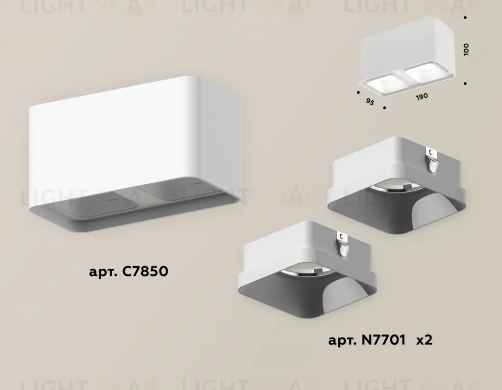 Накладной светильник Ambrella Light Techno XS7850001 (C7850, N7701) XS7850001