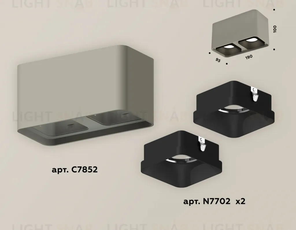 Накладной светильник Ambrella Light Techno XS7852002 (C7852, N7702) XS7852002
