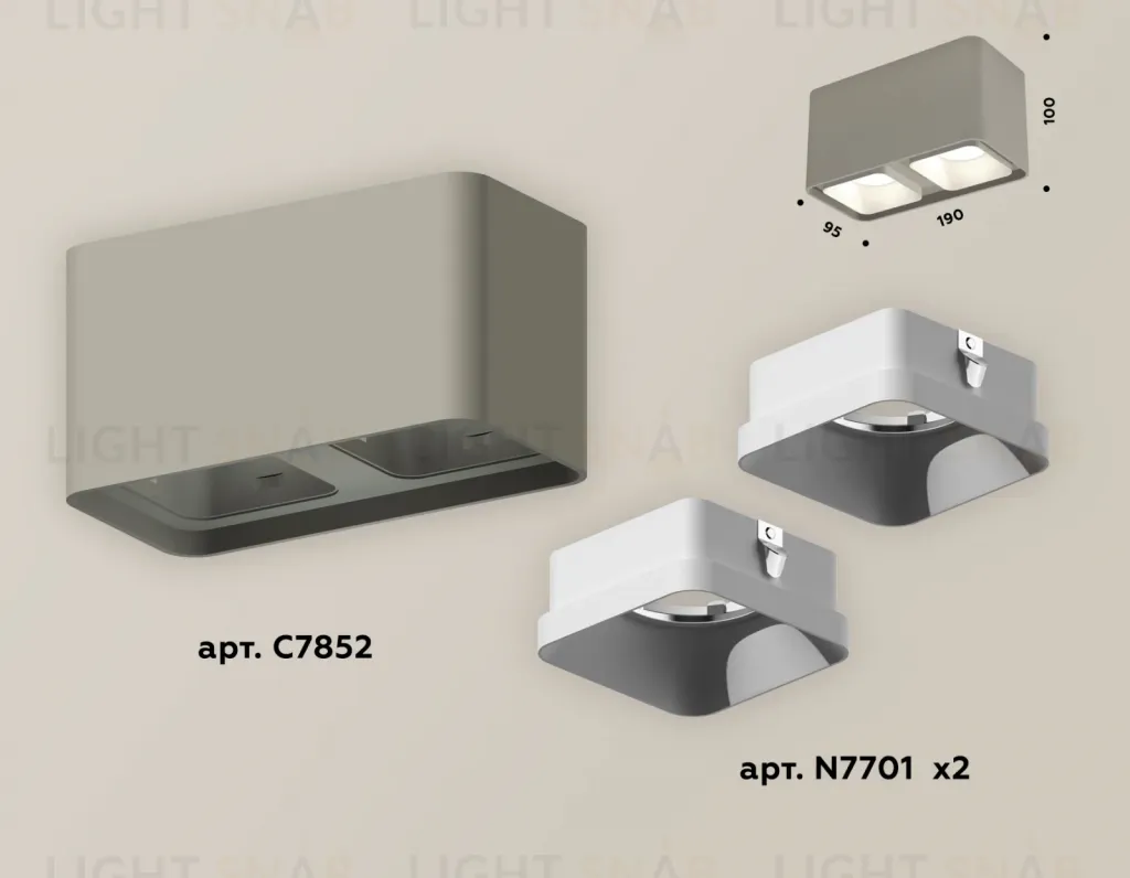 Накладной светильник Ambrella Light Techno XS7852001 (C7852, N7701) XS7852001