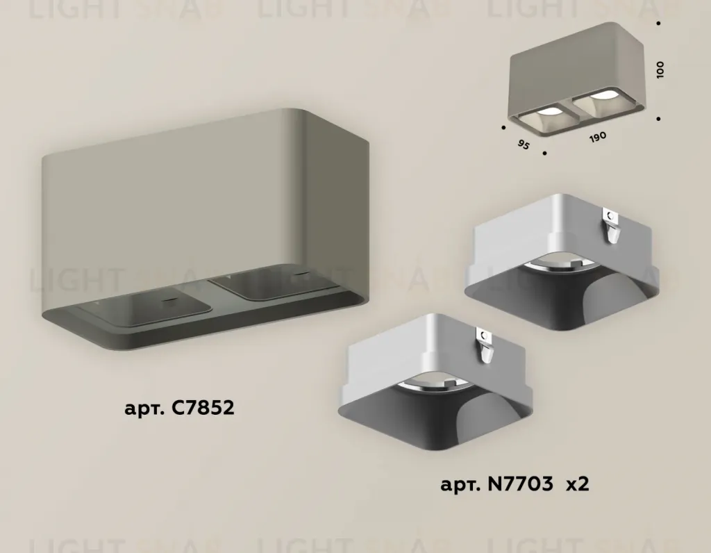 Накладной светильник Ambrella Light Techno XS7852003 (C7852, N7703) XS7852003