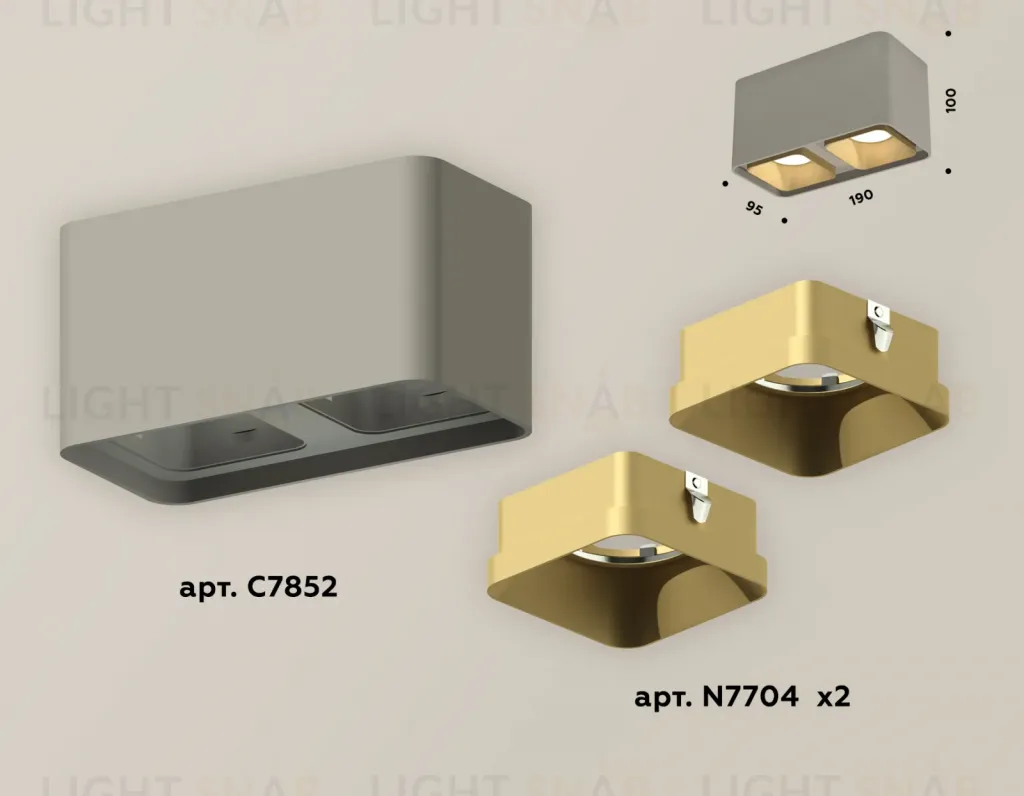 Накладной светильник Ambrella Light Techno XS7852004 (C7852, N7704) XS7852004