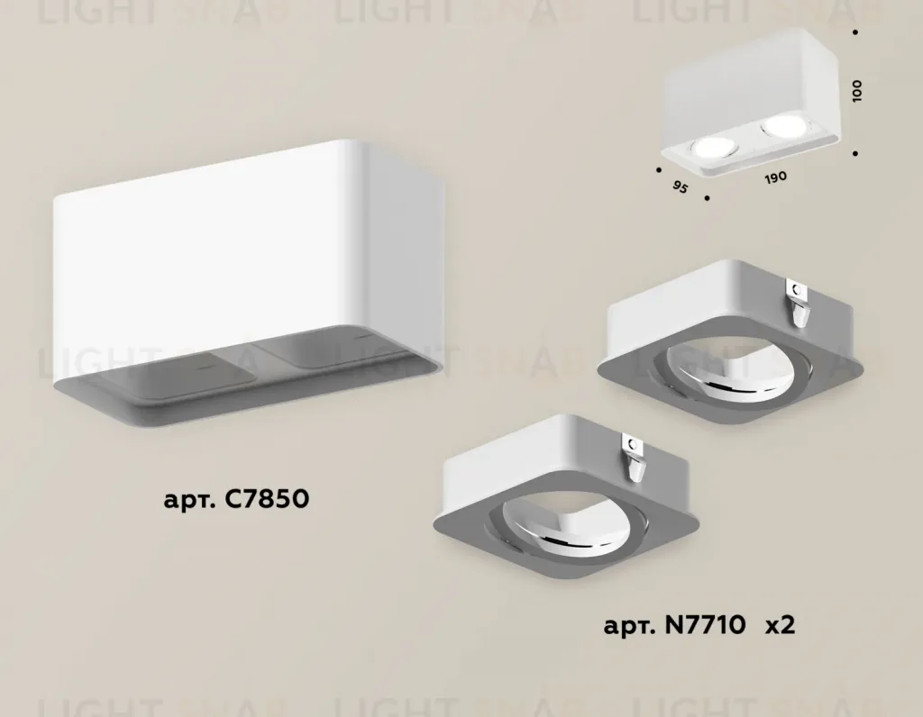 Накладной светильник Ambrella Light Techno XS7850010 (C7850, N7710) XS7850010