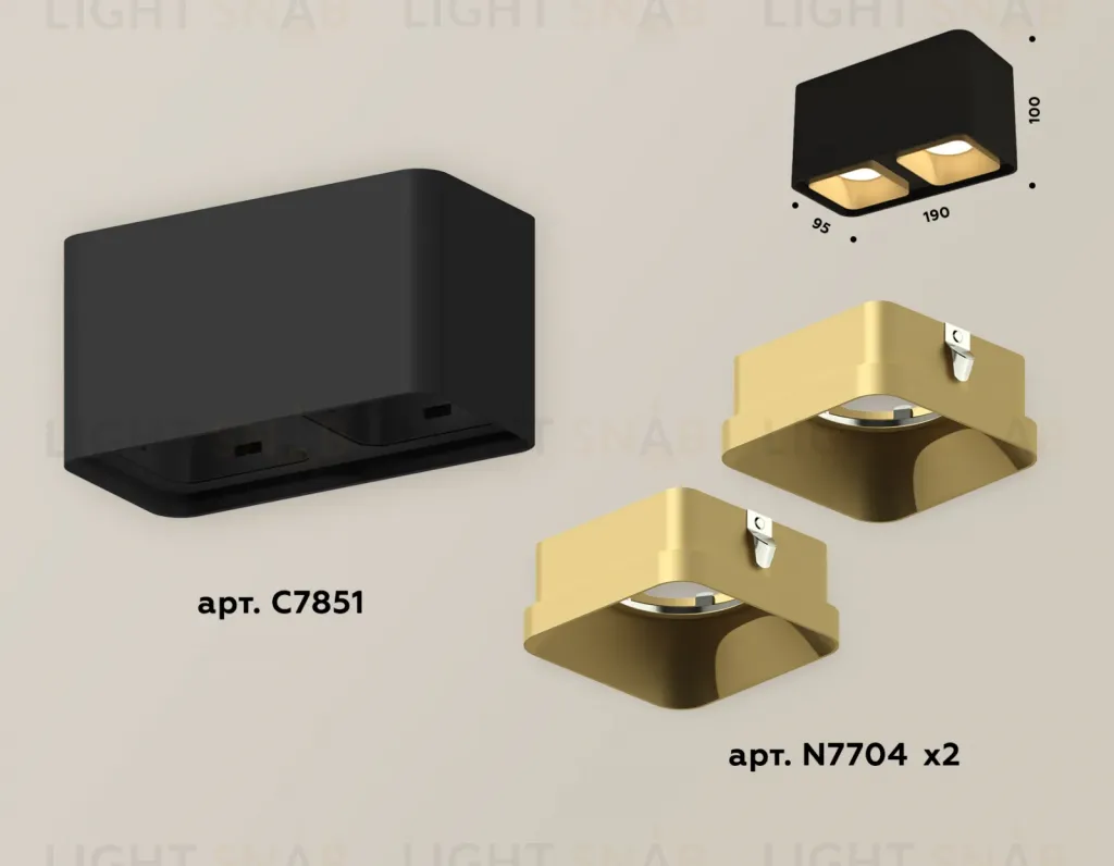 Накладной светильник Ambrella Light Techno XS7851004 (C7851, N7704) XS7851004