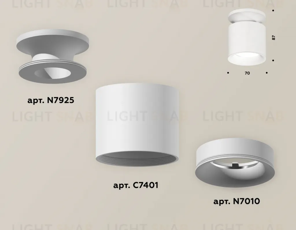 Накладной светильник Ambrella Light Techno XS7401062 (N7925, C7401, N7010) XS7401062