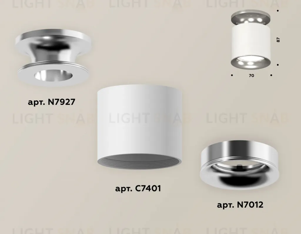 Накладной светильник Ambrella Light Techno XS7401102 (N7927, C7401, N7012) XS7401102