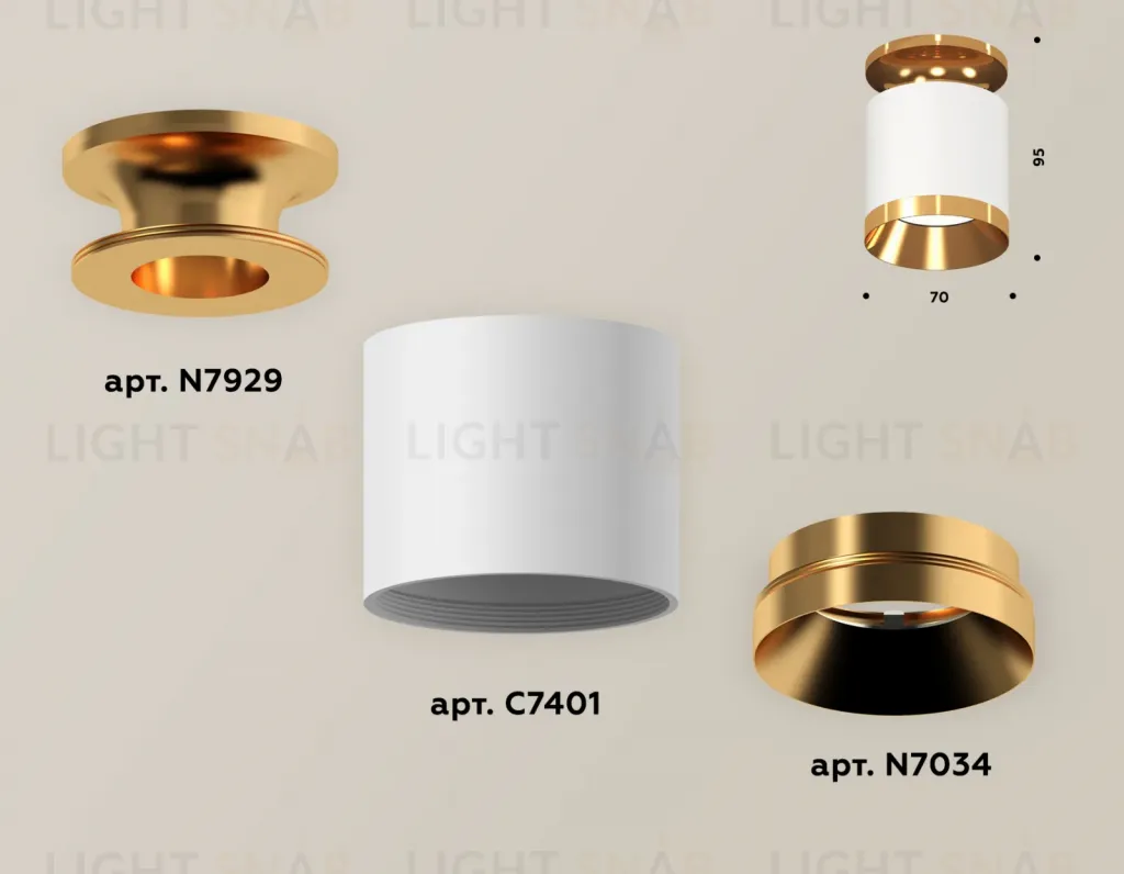 Накладной светильник Ambrella Light Techno XS7401121 (N7929, C7401, N7034) XS7401121