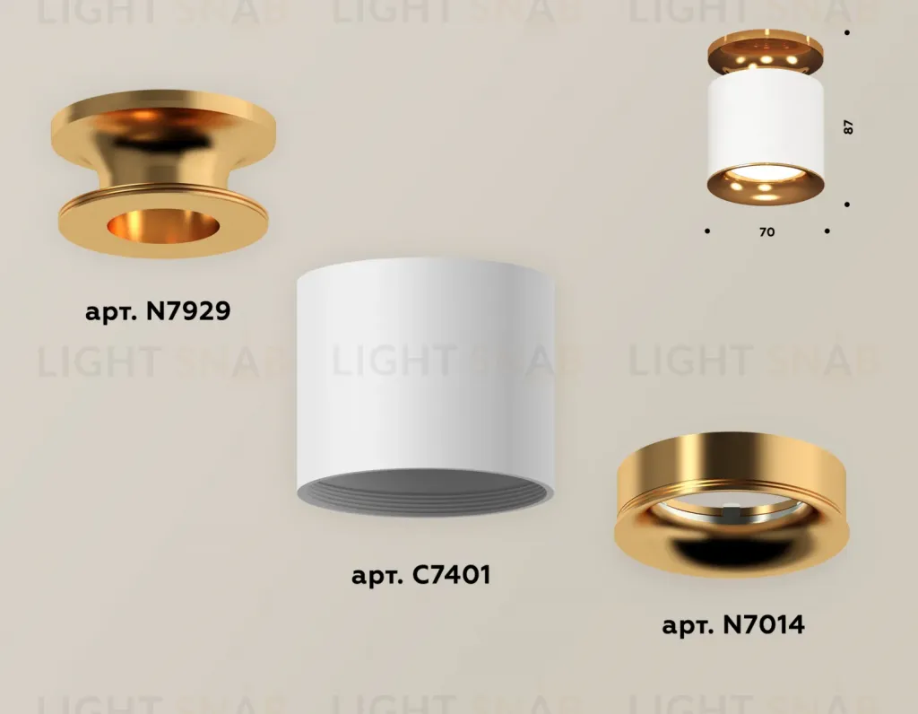 Накладной светильник Ambrella Light Techno XS7401122 (N7929, C7401, N7014) XS7401122