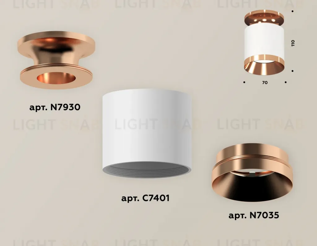 Накладной светильник Ambrella Light Techno XS7401141 (N7930, C7401, N7035) XS7401141
