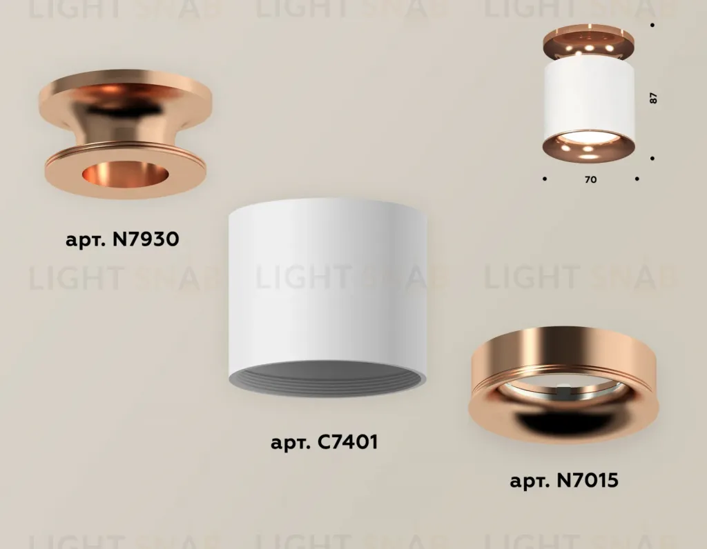 Накладной светильник Ambrella Light Techno XS7401142 (N7930, C7401, N7015) XS7401142