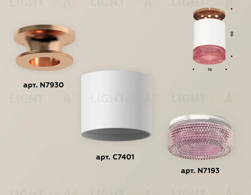 Накладной светильник Ambrella Light Techno XS7401143 (N7930, C7401, N7193) XS7401143