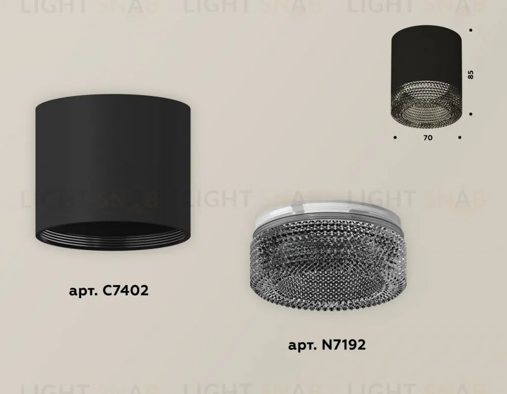 Накладной светильник Ambrella Light Techno XS7402011 (C7402, N7192) XS7402011