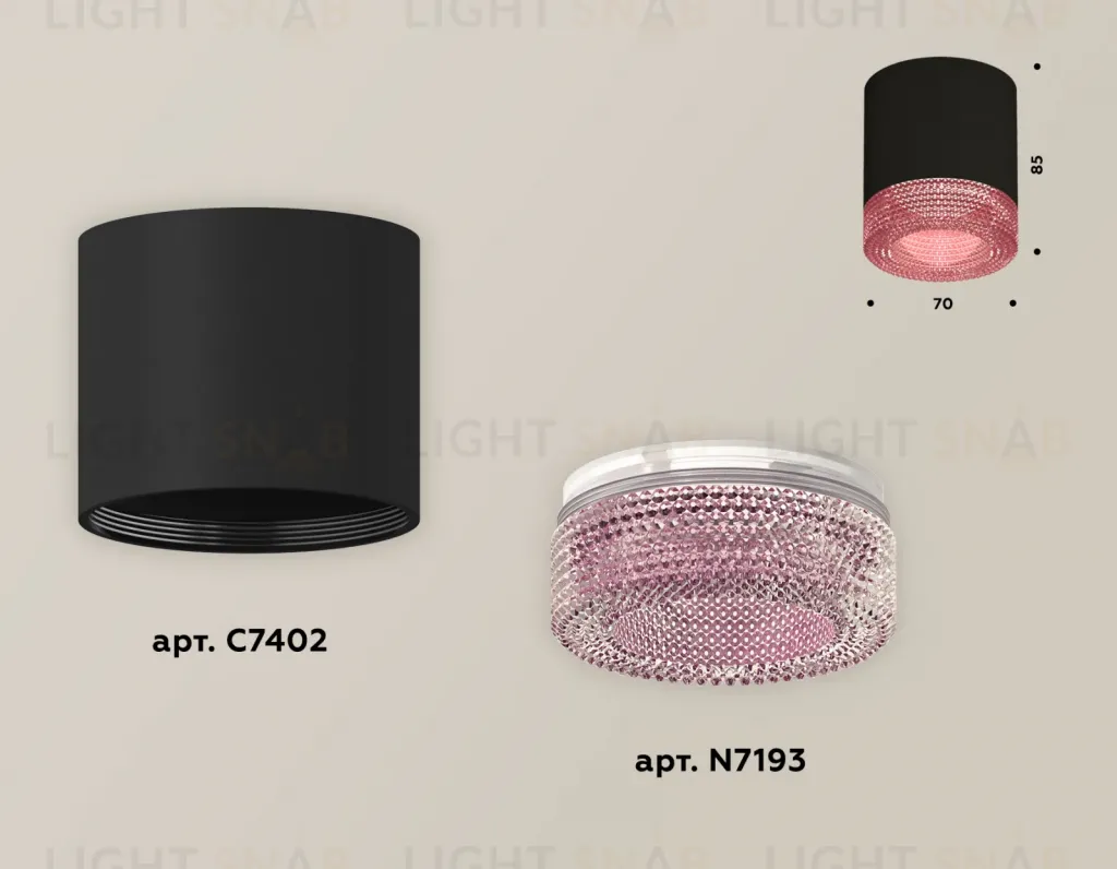 Накладной светильник Ambrella Light Techno XS7402012 (C7402, N7193) XS7402012