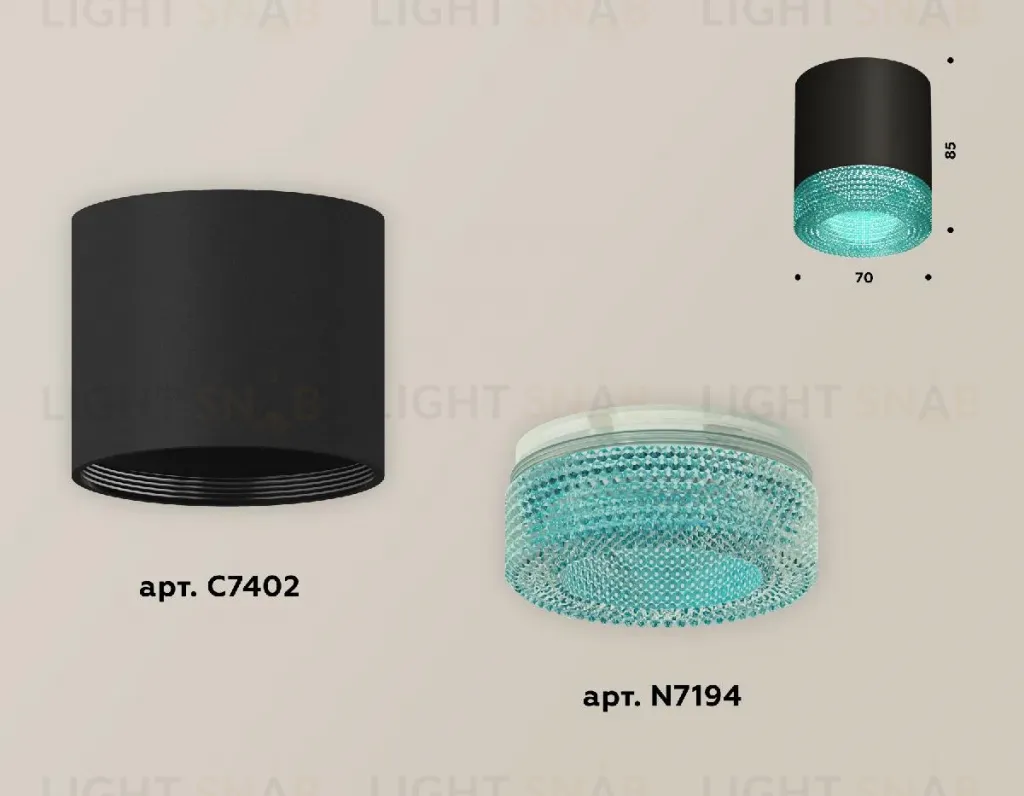 Накладной светильник Ambrella Light Techno XS7402013 (C7402, N7194) XS7402013