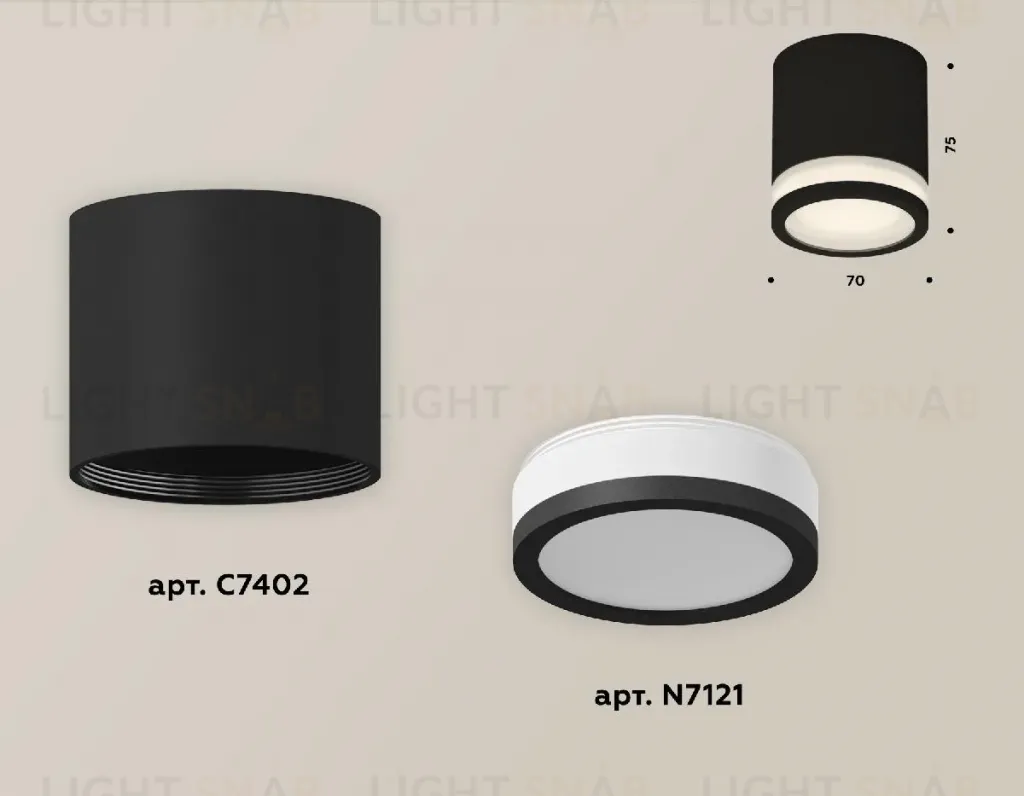 Накладной светильник Ambrella Light Techno XS7402031 (C7402, N7121) XS7402031