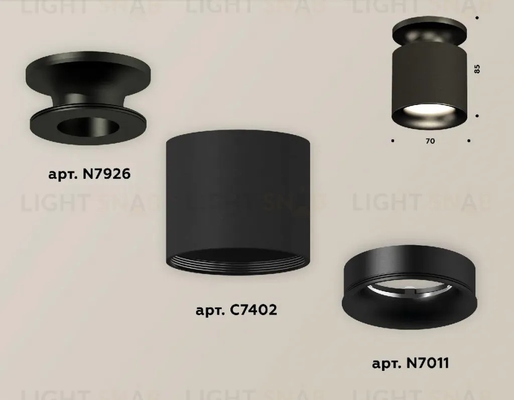 Накладной светильник Ambrella Light Techno XS7402061 (N7926, C7402, N7011) XS7402061