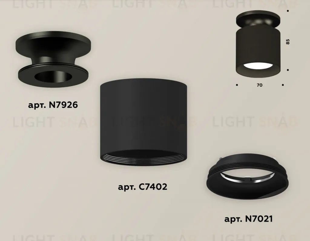 Накладной светильник Ambrella Light Techno XS7402063 (N7926, C7402, N7021) XS7402063