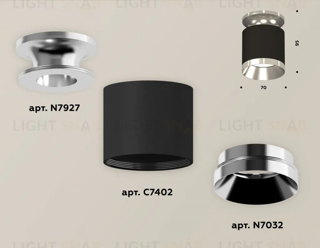 Накладной светильник Ambrella Light Techno XS7402082 (N7927, C7402, N7032) XS7402082