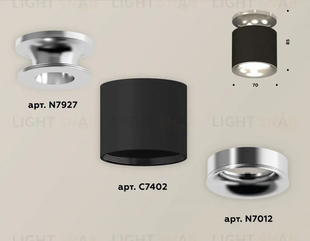 Накладной светильник Ambrella Light Techno XS7402083 (N7927, C7402, N7012) XS7402083
