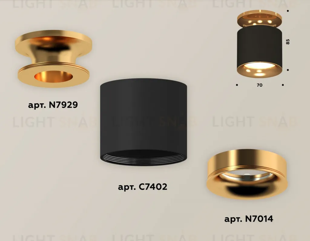 Накладной светильник Ambrella Light Techno XS7402102 (N7929, C7402, N7014) XS7402102