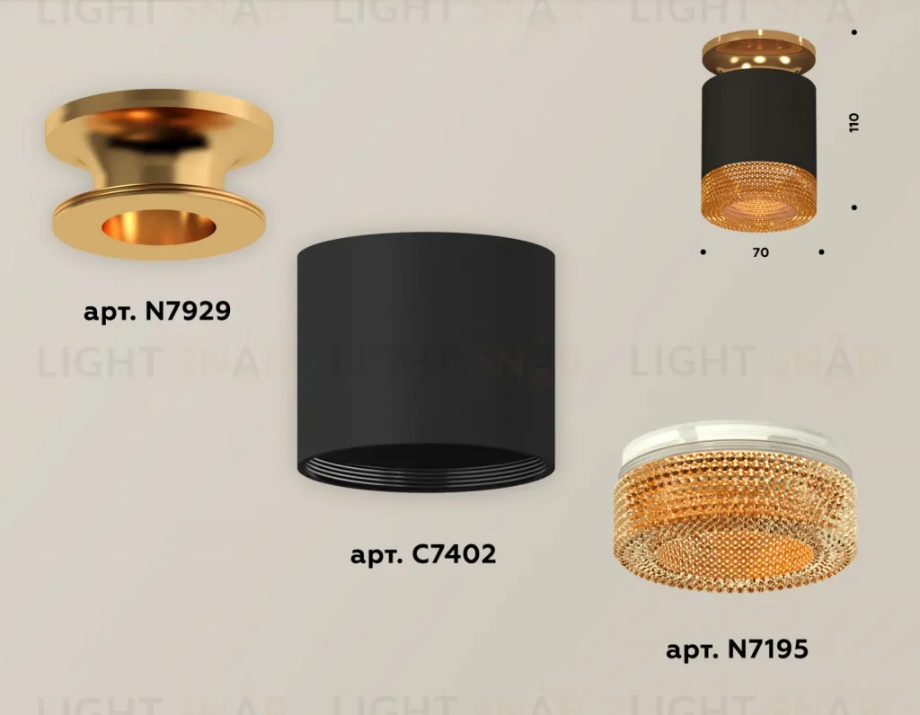 Накладной светильник Ambrella Light Techno XS7402103 (N7929, C7402, N7195) XS7402103