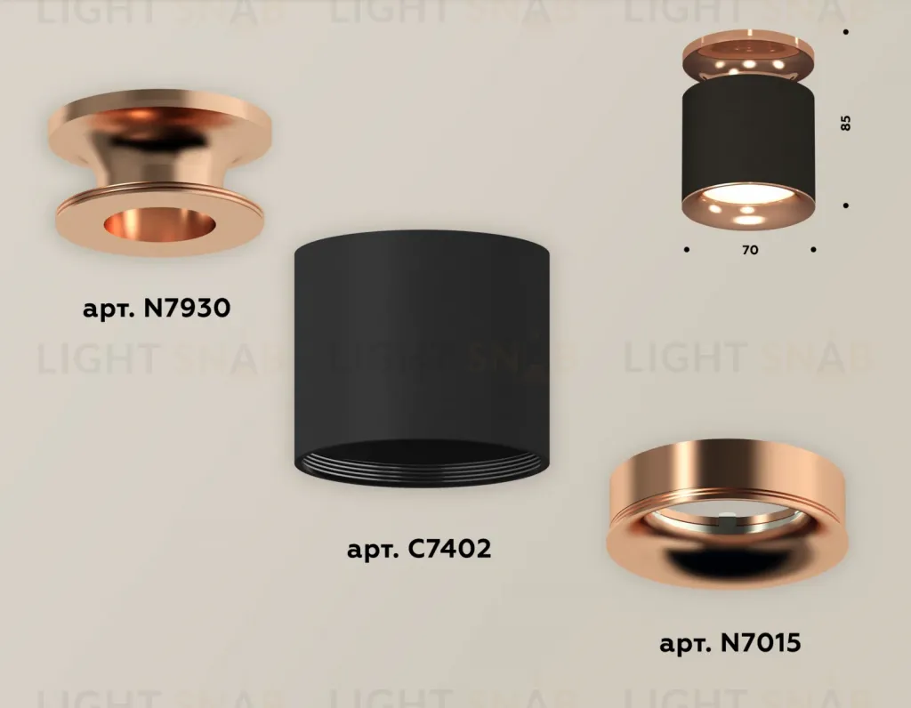 Накладной светильник Ambrella Light Techno XS7402122 (N7930, C7402, N7015) XS7402122