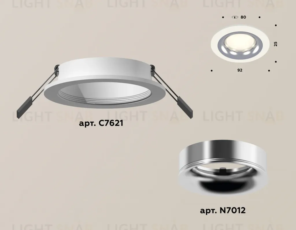 Встраиваемый светильник Ambrella Light Techno XC7621003 (C7621, N7012) XC7621003