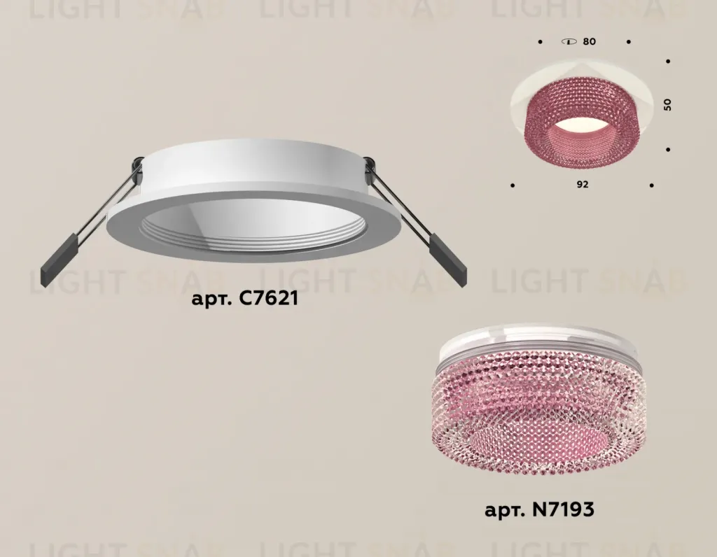 Встраиваемый светильник Ambrella Light Techno XC7621022 (C7621, N7193) XC7621022