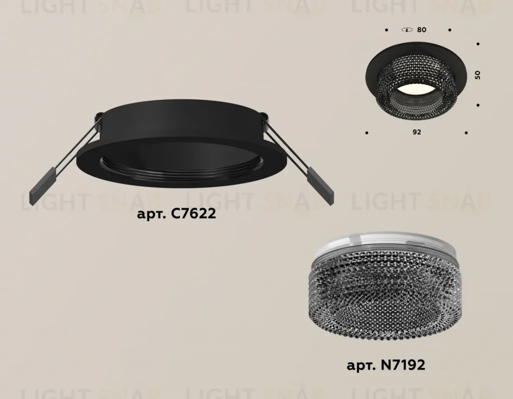 Встраиваемый светильник Ambrella Light Techno XC7622021 (C7622, N7192) XC7622021