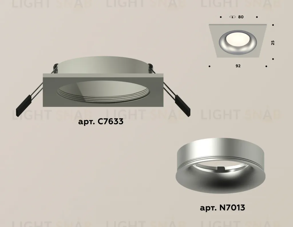 Встраиваемый светильник Ambrella Light Techno XC7633004 (C7633, N7013) XC7633004