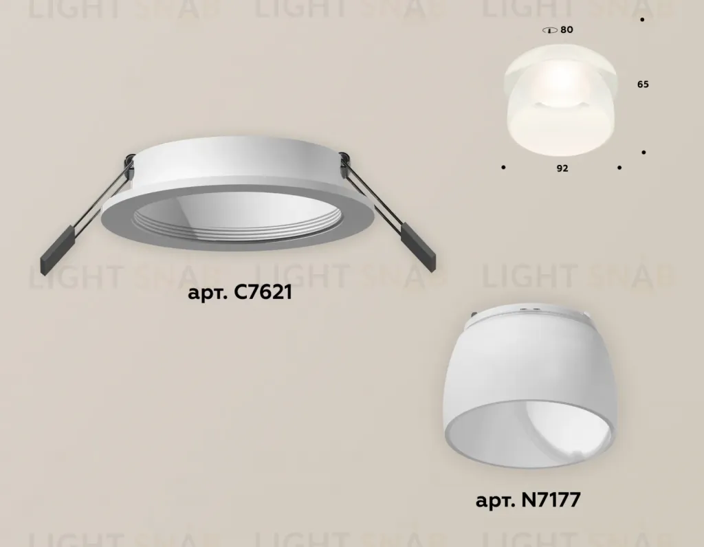 Встраиваемый светильник Ambrella Light Techno XC7621047 (C7621, N7177) XC7621047