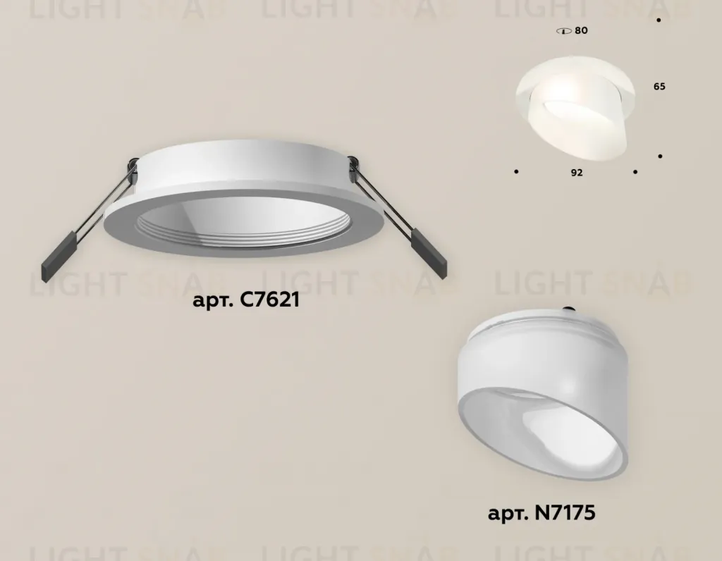 Встраиваемый светильник Ambrella Light Techno XC7621046 (C7621, N7175) XC7621046