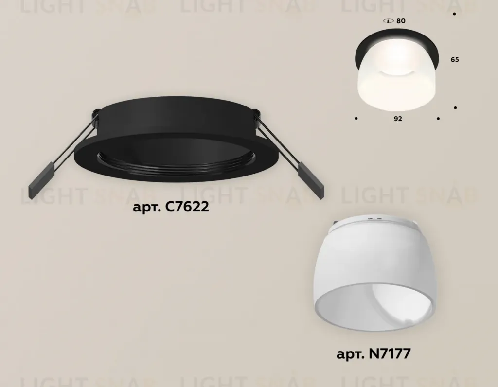 Встраиваемый светильник Ambrella Light Techno XC7622047 (C7622, N7177) XC7622047