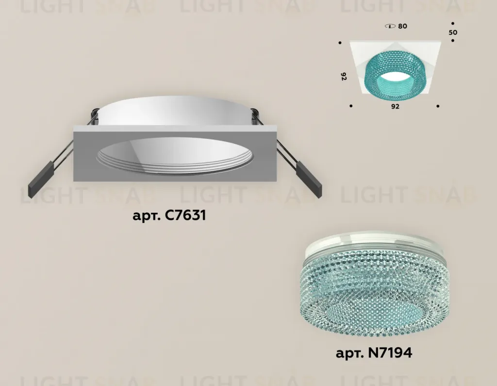 Встраиваемый светильник Ambrella Light Techno XC7631023 (C7631, N7194) XC7631023