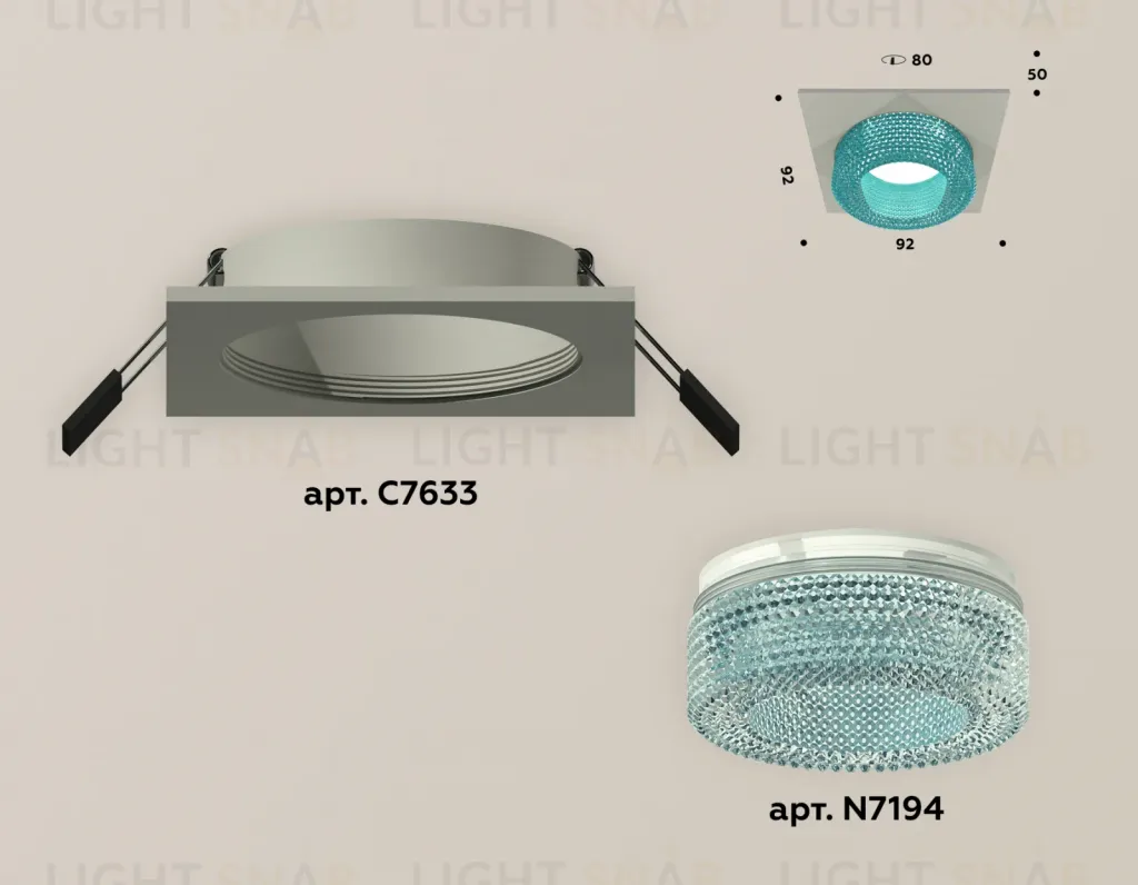 Встраиваемый светильник Ambrella Light Techno XC7633023 (C7633, N7194) XC7633023