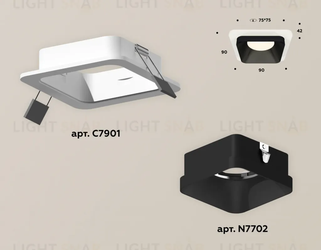 Встраиваемый светильник Ambrella Light Techno XC7901002 (C7901, N7702) XC7901002
