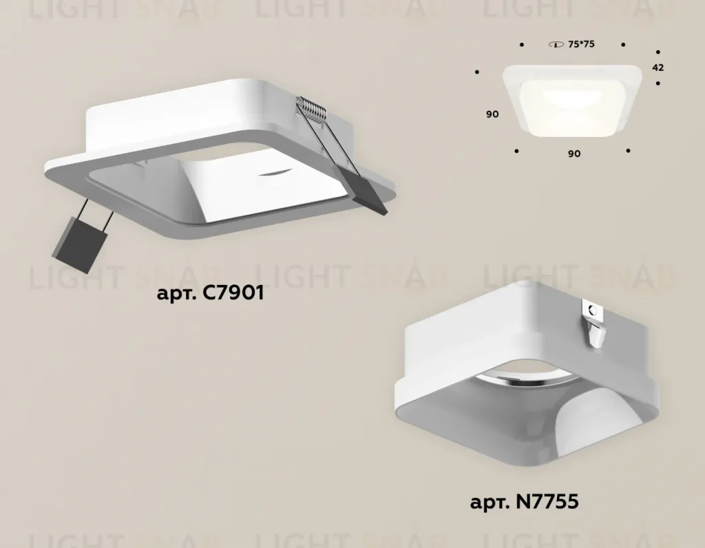 Встраиваемый светильник Ambrella Light Techno XC7901013 (C7901, N7755) XC7901013