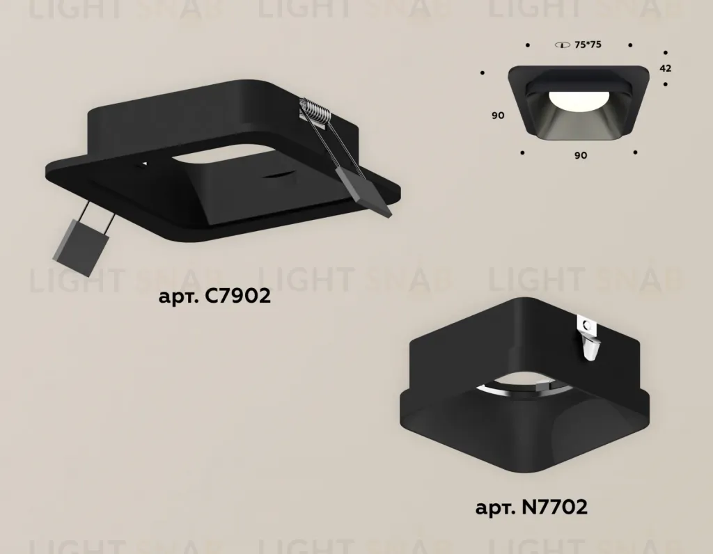 Встраиваемый светильник Ambrella Light Techno XC7902002 (C7902, N7702) XC7902002