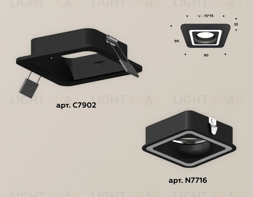 Встраиваемый светильник Ambrella Light Techno XC7902011 (C7902, N7716) XC7902011