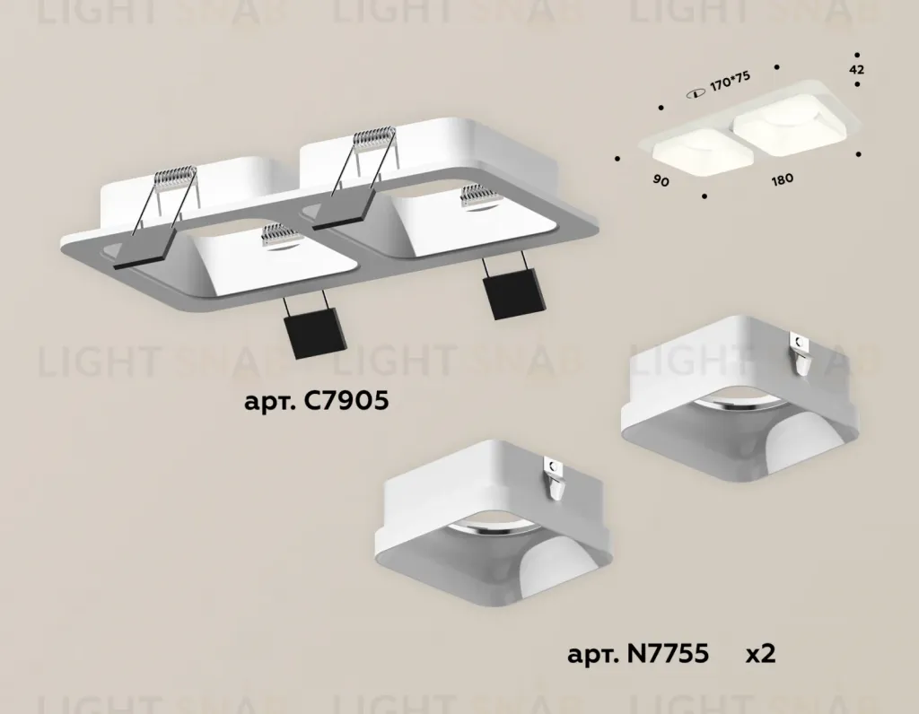 Встраиваемый светильник Ambrella Light Techno XC7905013 (C7905, N7755) XC7905013