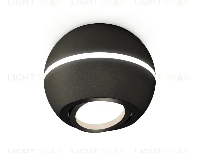 Накладной поворотный светильник с дополнительной подсветкой Ambrella Light Techno XS1102020 (C1102, N7002) XS1102020