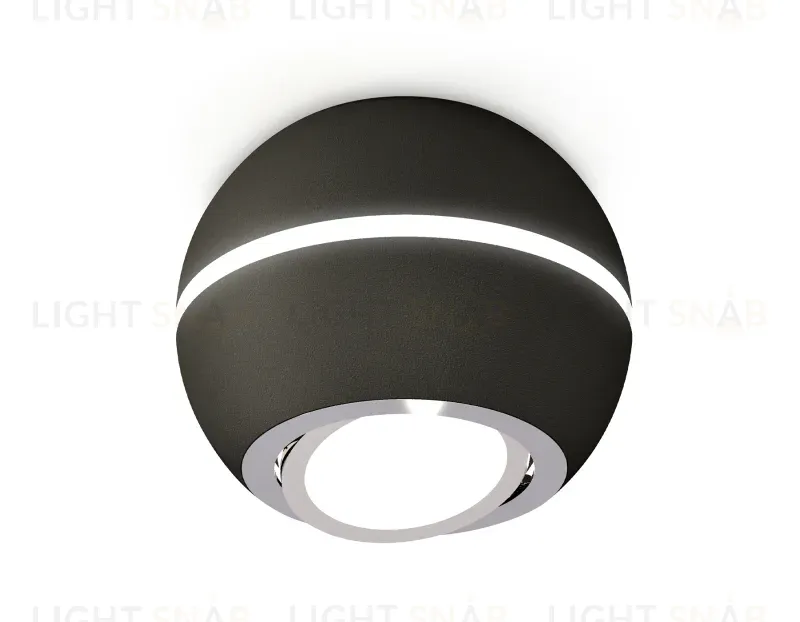 Накладной поворотный светильник с дополнительной подсветкой Ambrella Light Techno XS1102021 (C1102, N7003) XS1102021