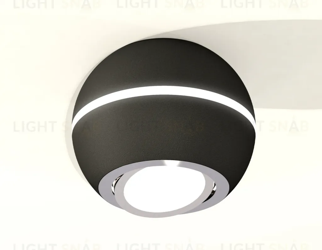 Накладной поворотный светильник с дополнительной подсветкой Ambrella Light Techno XS1102021 (C1102, N7003) XS1102021