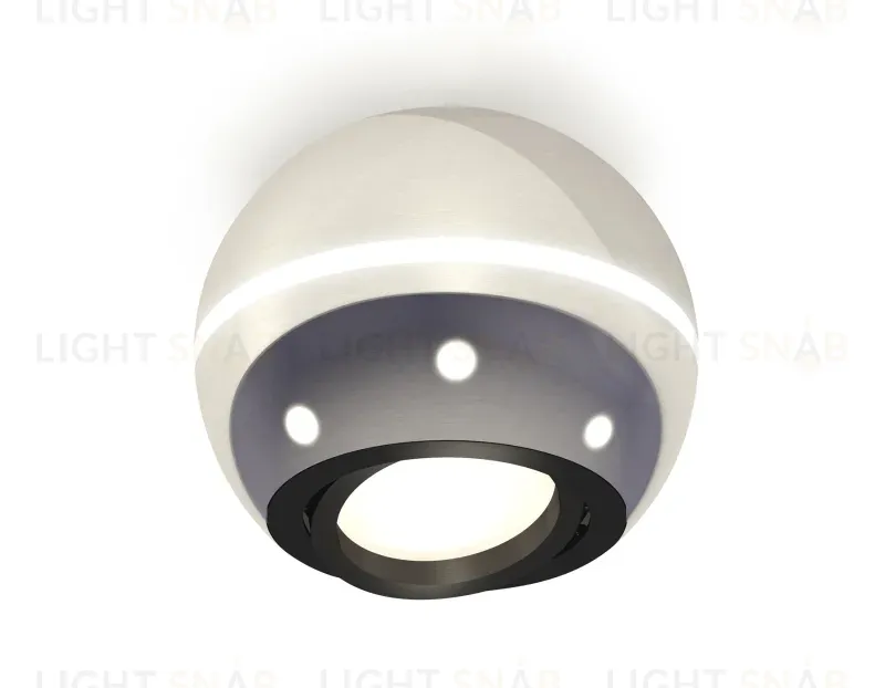 Накладной поворотный светильник с дополнительной подсветкой Ambrella Light Techno XS1104010 (C1104, N7002) XS1104010