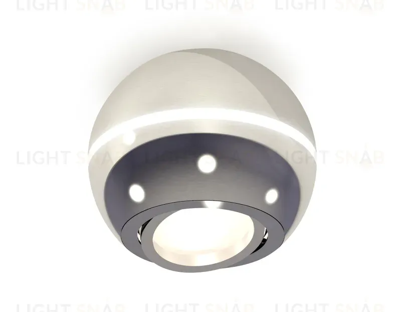 Накладной поворотный светильник с дополнительной подсветкой Ambrella Light Techno XS1104011 (C1104, N7003) XS1104011