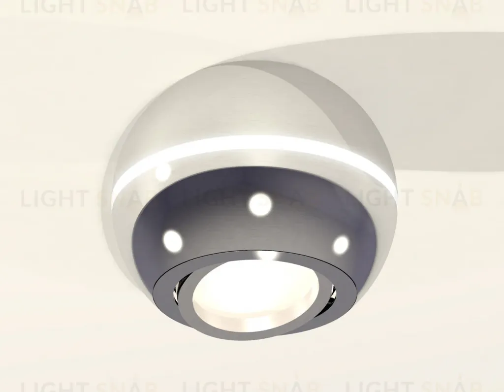 Накладной поворотный светильник с дополнительной подсветкой Ambrella Light Techno XS1104011 (C1104, N7003) XS1104011