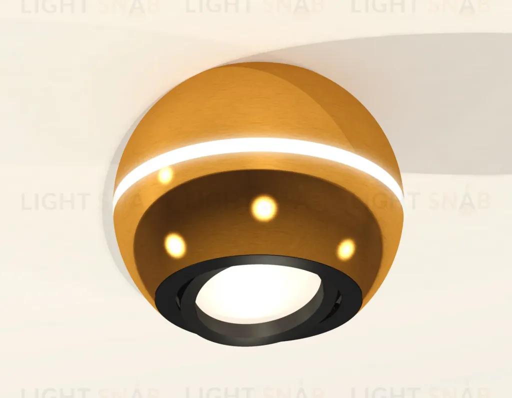 Накладной поворотный светильник с дополнительной подсветкой Ambrella Light Techno XS1105010 (C1105, N7002) XS1105010
